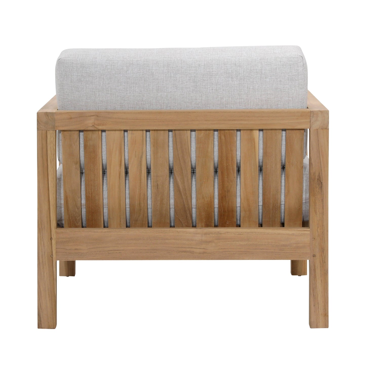 Bow Outdoor Occasional Chair Light Grey