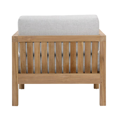 Bow Outdoor Occasional Chair Light Grey