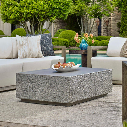 Hesston Outdoor Concrete Coffee Table