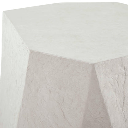 Parra Limestone Outdoor Side Table