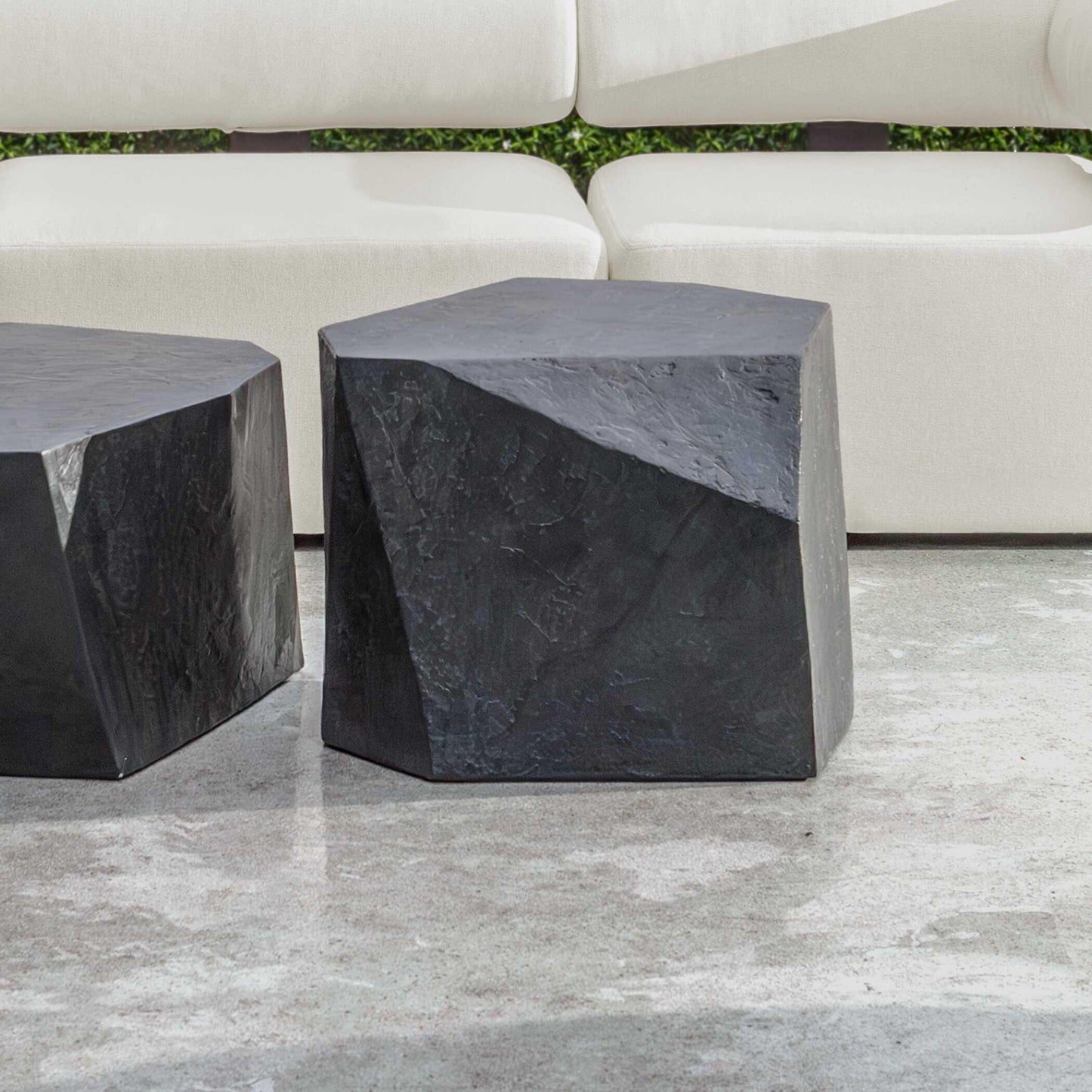 Parra Slate Outdoor Side Table