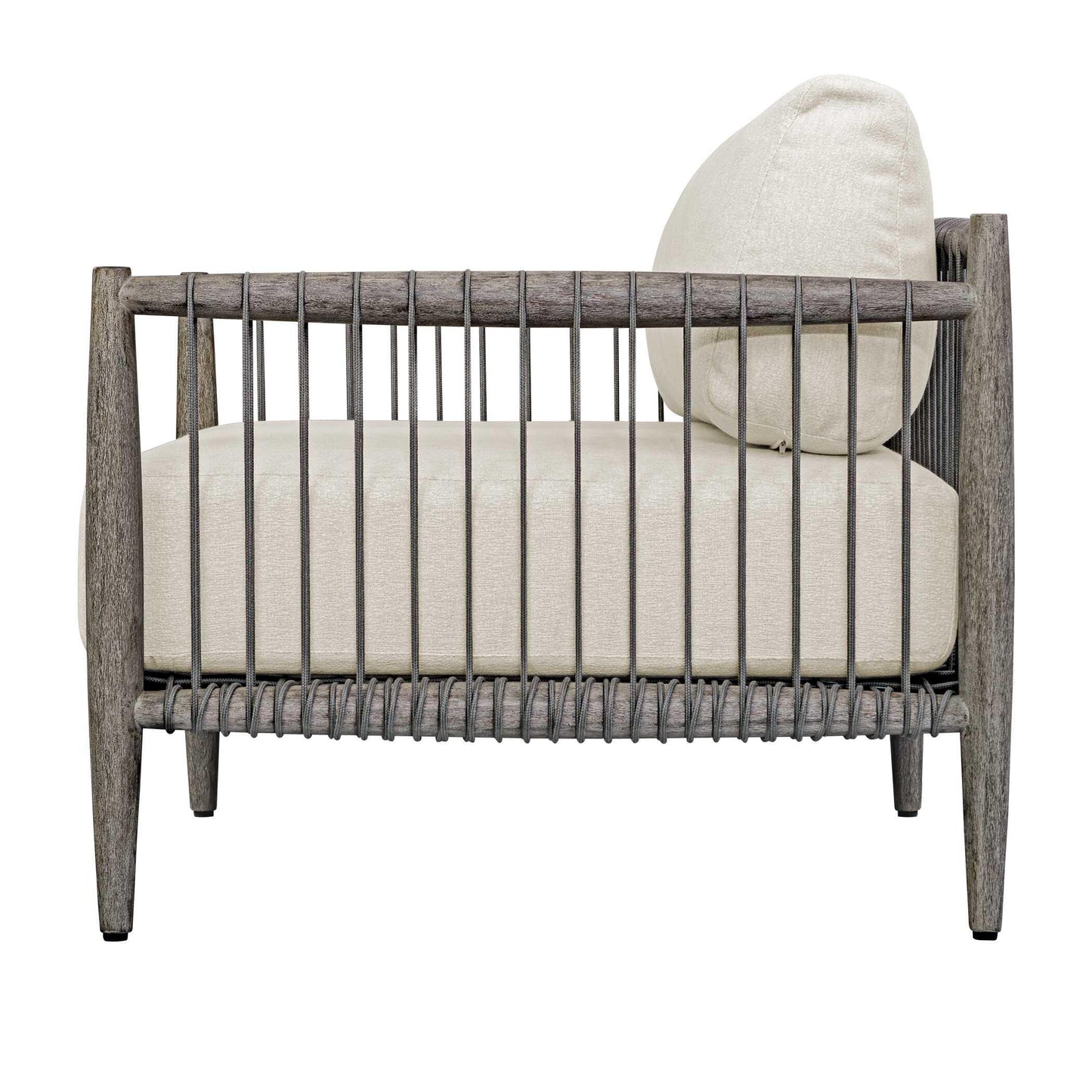 Borneo White Outdoor Lounge Chair