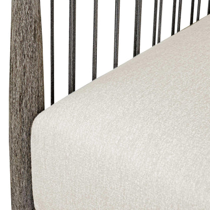 Borneo White Outdoor Lounge Chair