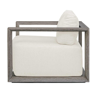 Remsen Outdoor Gray Lounge Chair
