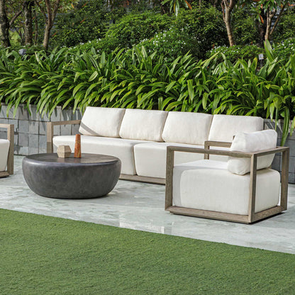 Remsen Outdoor Gray Sofa