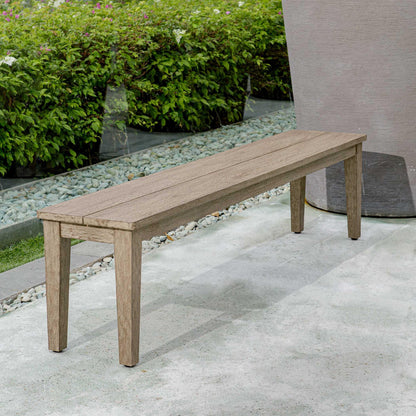 Forsyth Dark Gray Outdoor Bench