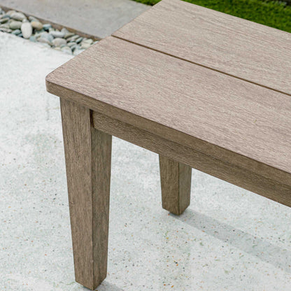 Forsyth Dark Gray Outdoor Bench