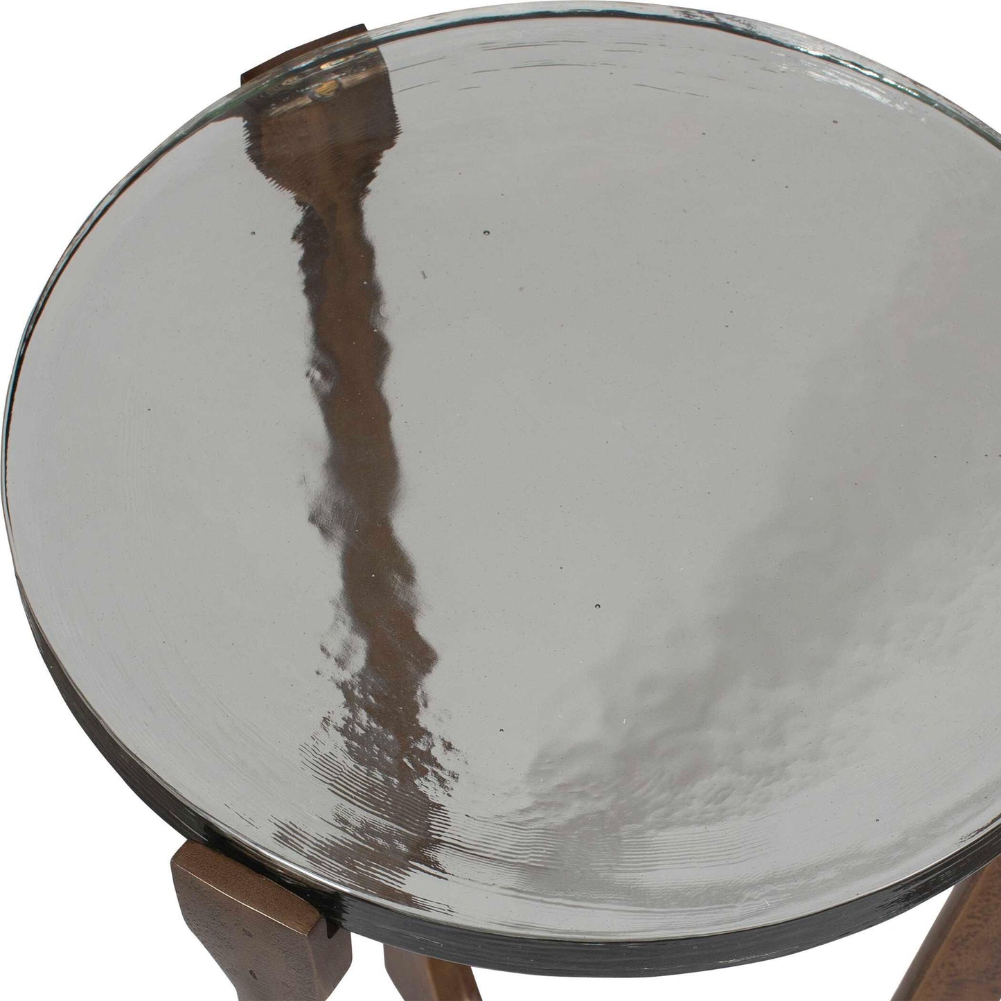 Bohdi Outdoor Brass Accent Table