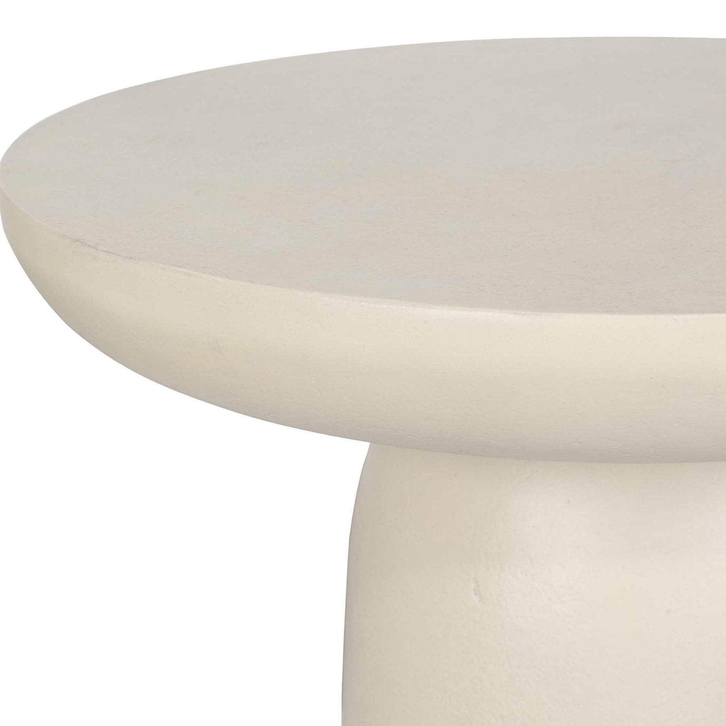 Joppa White Outdoor Accent Table