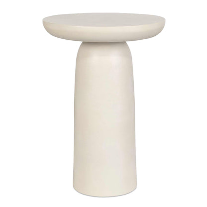 Joppa White Outdoor Accent Table