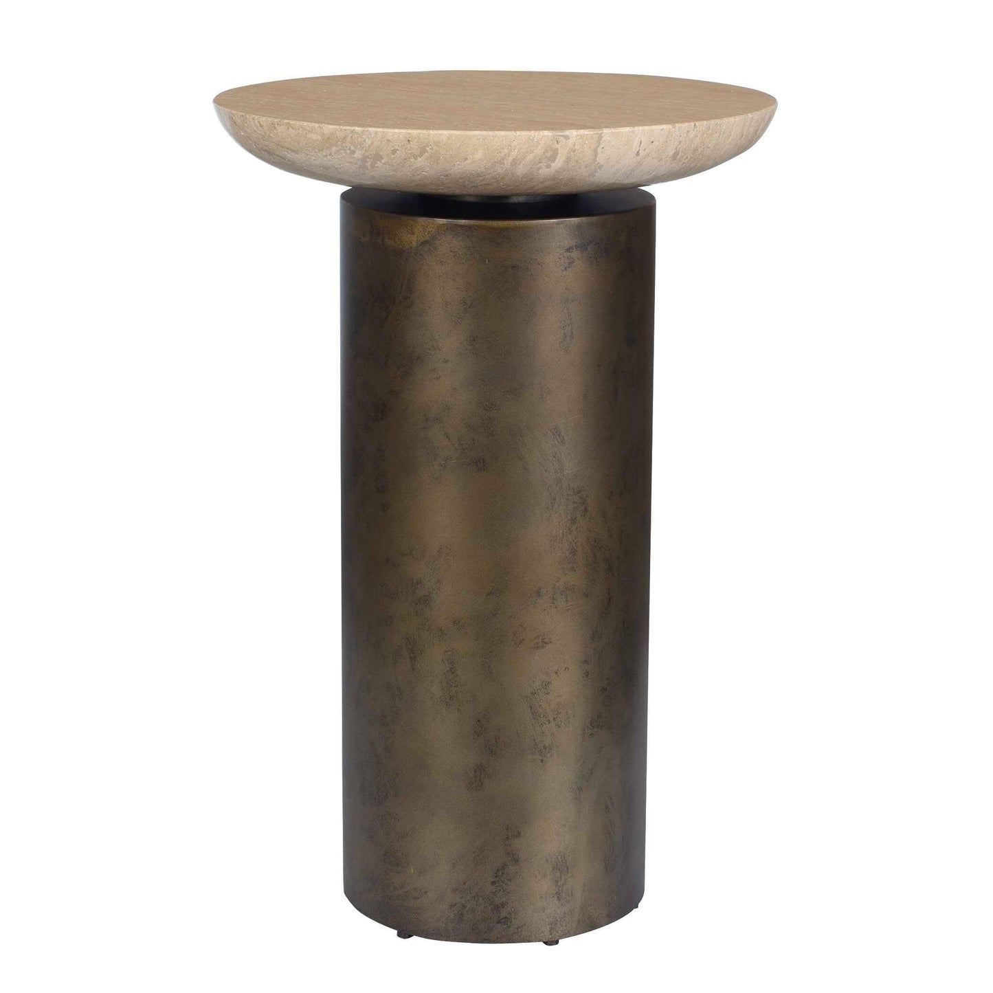 Oslo Brass Outdoor Accent Table