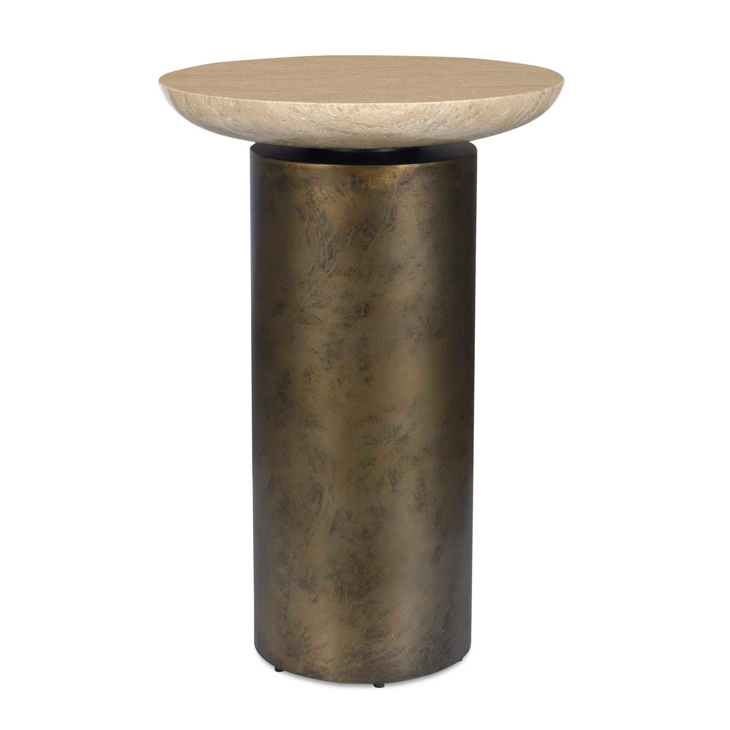 Oslo Brass Outdoor Accent Table