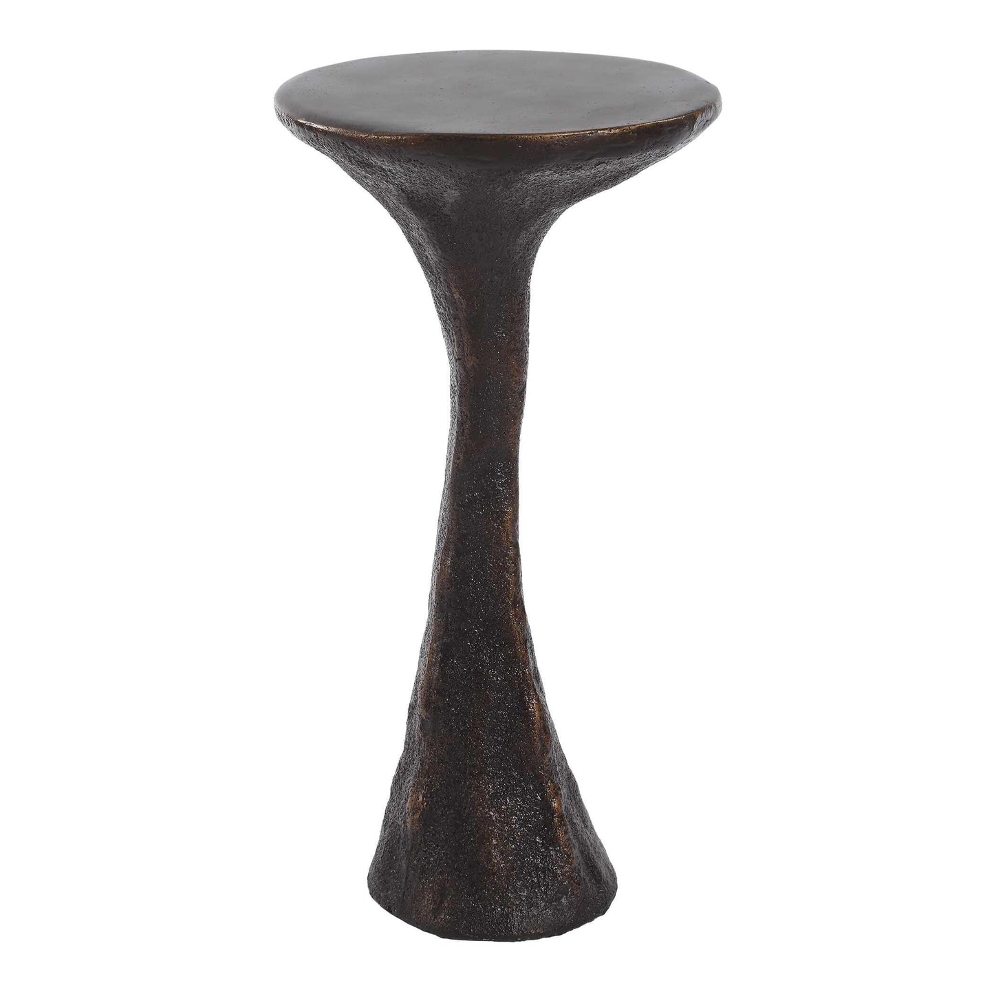Milan Outdoor Dark Bronze Drink Table