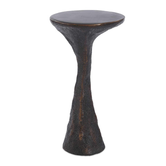 Milan Outdoor Dark Bronze Drink Table