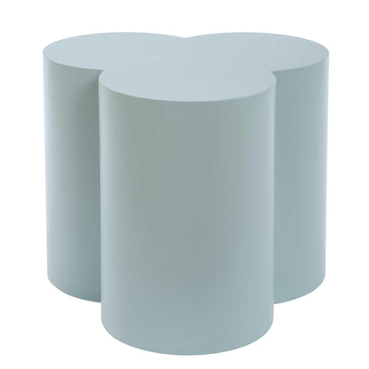 Beven Outdoor Light Blue Accent Table