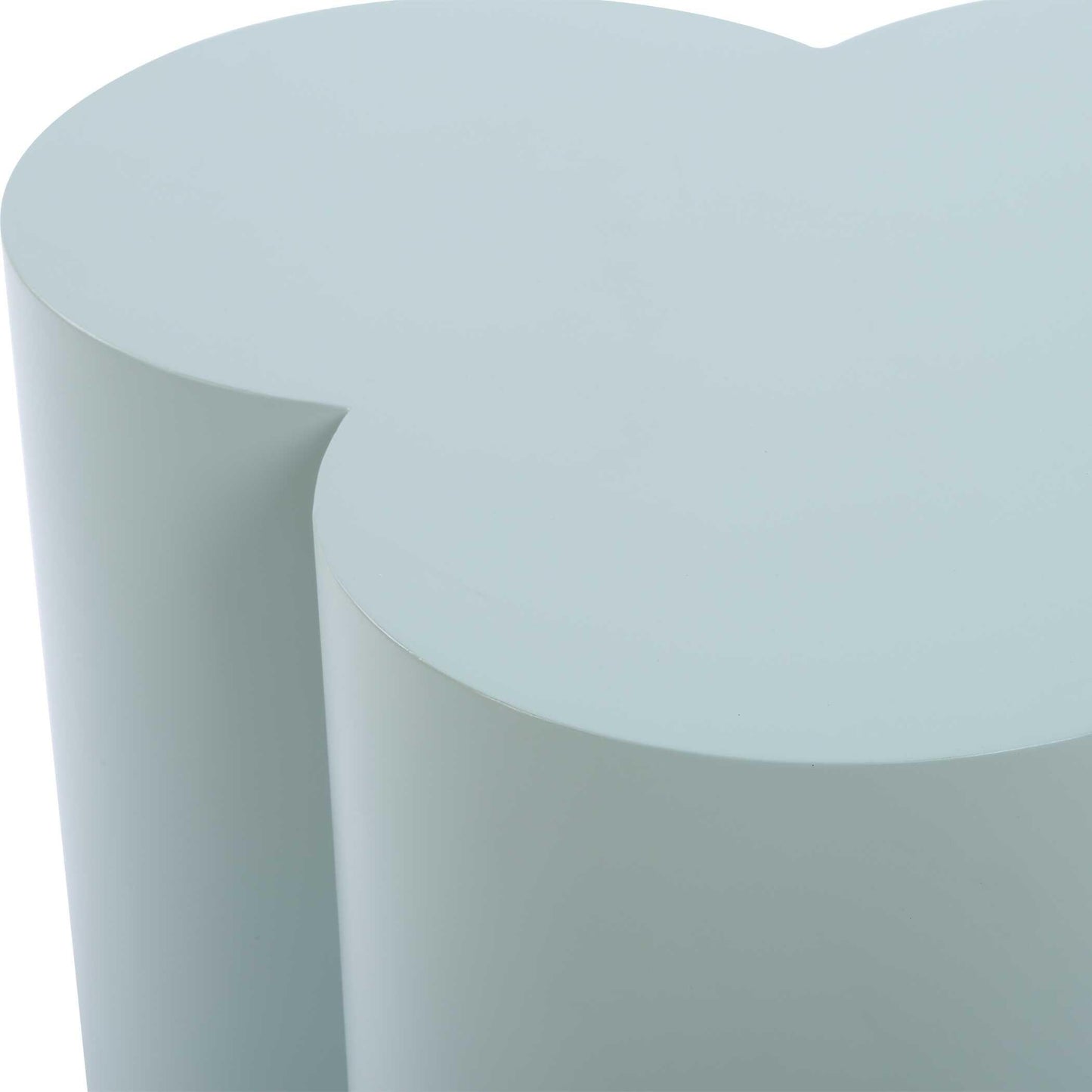 Beven Outdoor Light Blue Accent Table