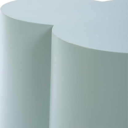 Beven Outdoor Light Blue Accent Table