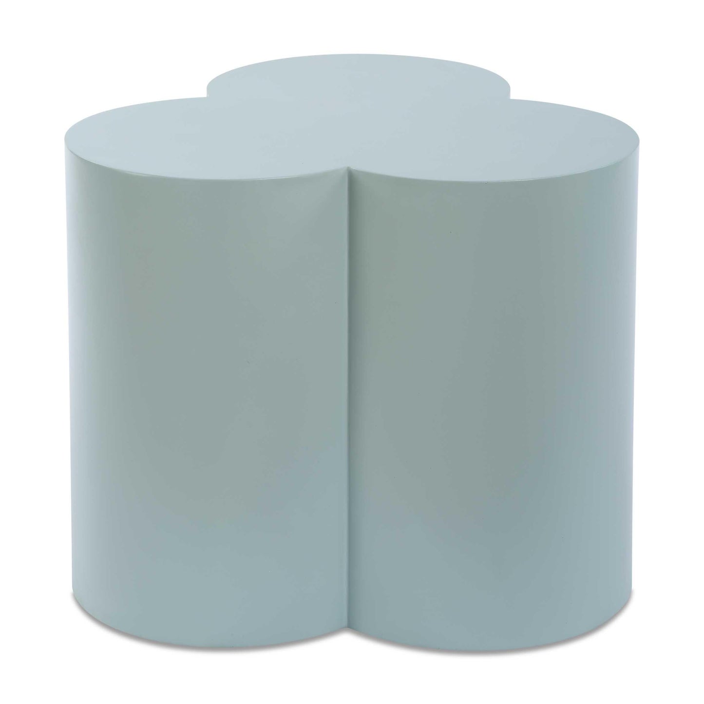 Beven Outdoor Light Blue Accent Table