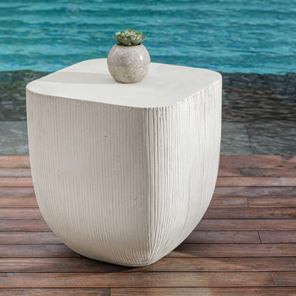 Alma Concrete Outdoor Side Table