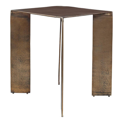 Reade Brass Outdoor Accent Table