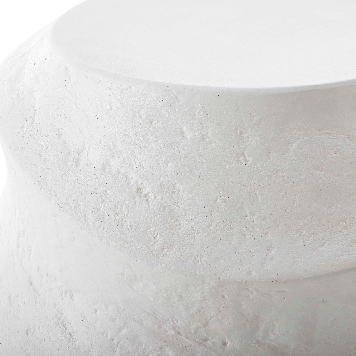 Winded Outdoor White Accent Table