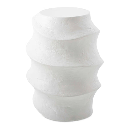 Winded Outdoor White Accent Table