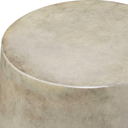 Lithos Gray Outdoor Accent Table