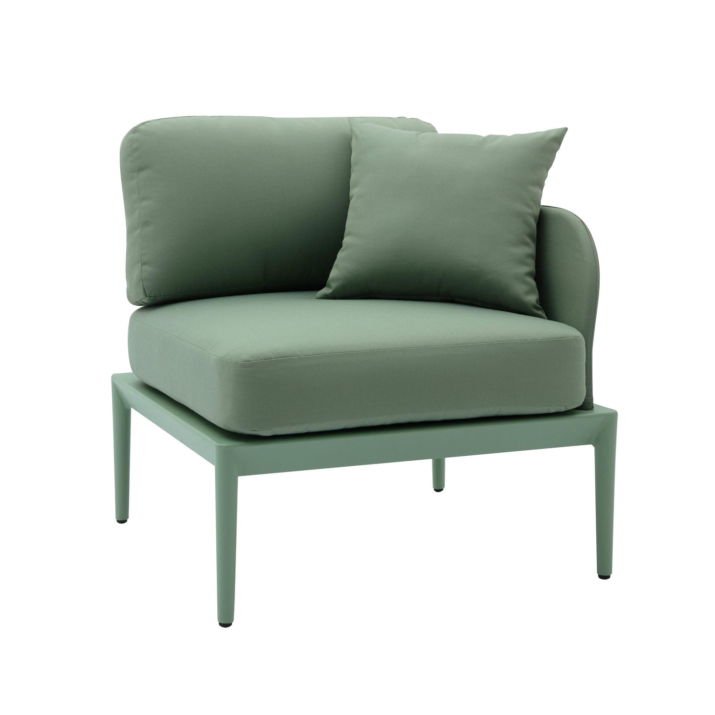 Kapri Moss Green Modular Outdoor RAF Corner Seat