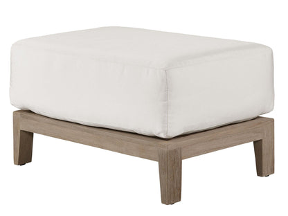 Outdoor La Jolla Teak Ottoman