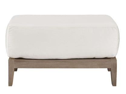 Outdoor La Jolla Teak Ottoman