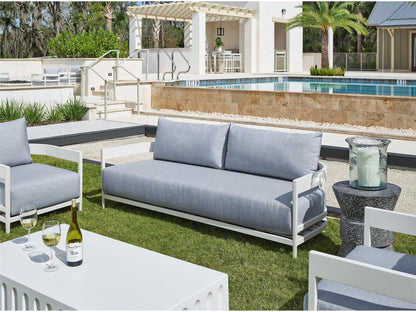 Outdoor South Beach Barrel Back Sofa