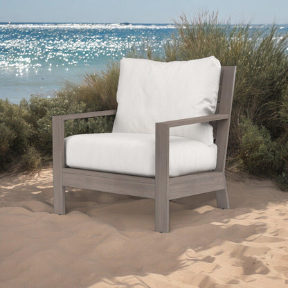 Laguna Club Chair in Canvas Flax, No Welt
