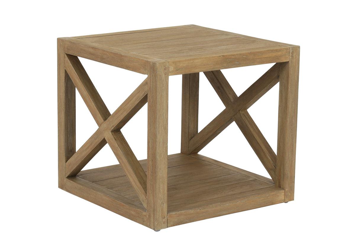 Coastal Teak X End Table