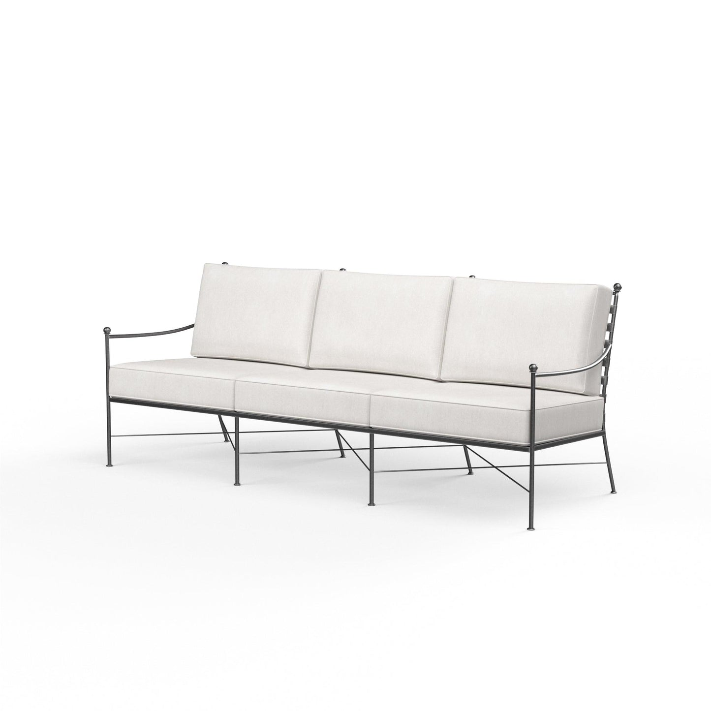 Provence Sofa in Canvas Flax w/ Self Welt