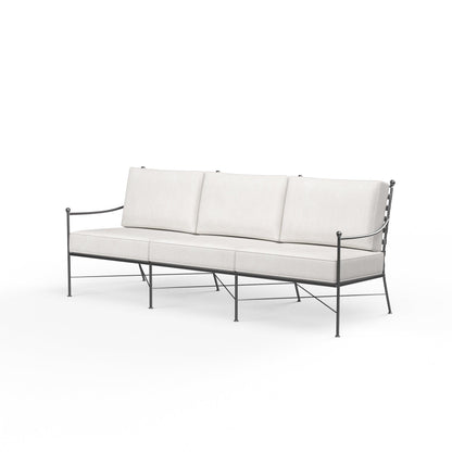 Provence Sofa in Canvas Flax w/ Self Welt
