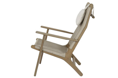 Coastal Teak Cushionless Highback Chair