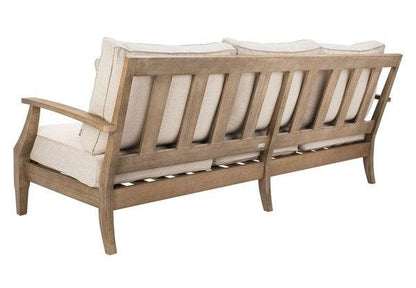 Martinique Wood Patio Sofa