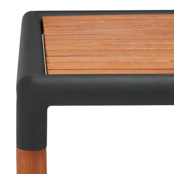 Tommy Metal And Wood Patio Coffee Table