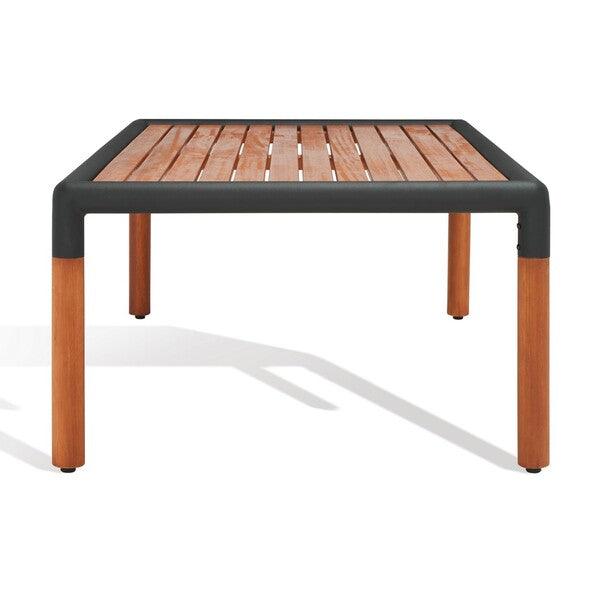 Tommy Metal And Wood Patio Coffee Table