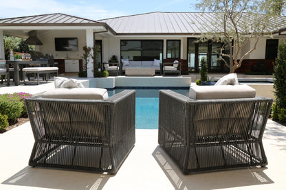 Milano Club Chair in Echo Ash w/ Self Welt