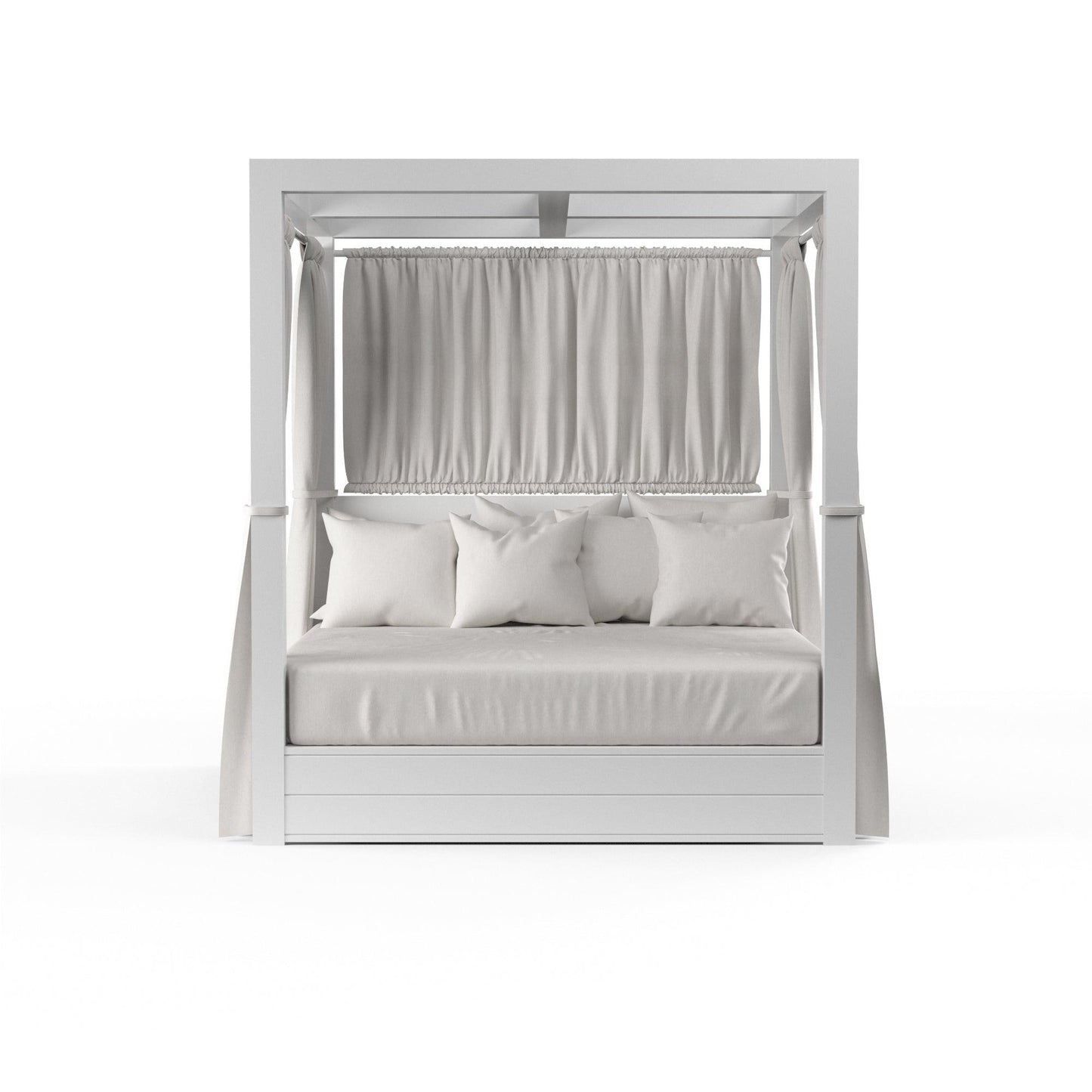 Newport Resort King Daybed in Cast Silver, No Welt