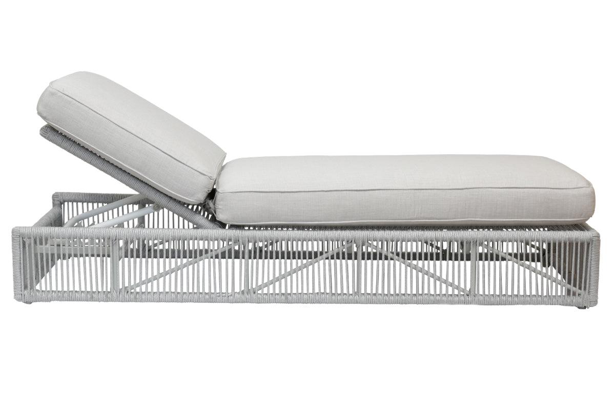 Miami Adjustable Chaise in Echo Ash w/ Self Welt