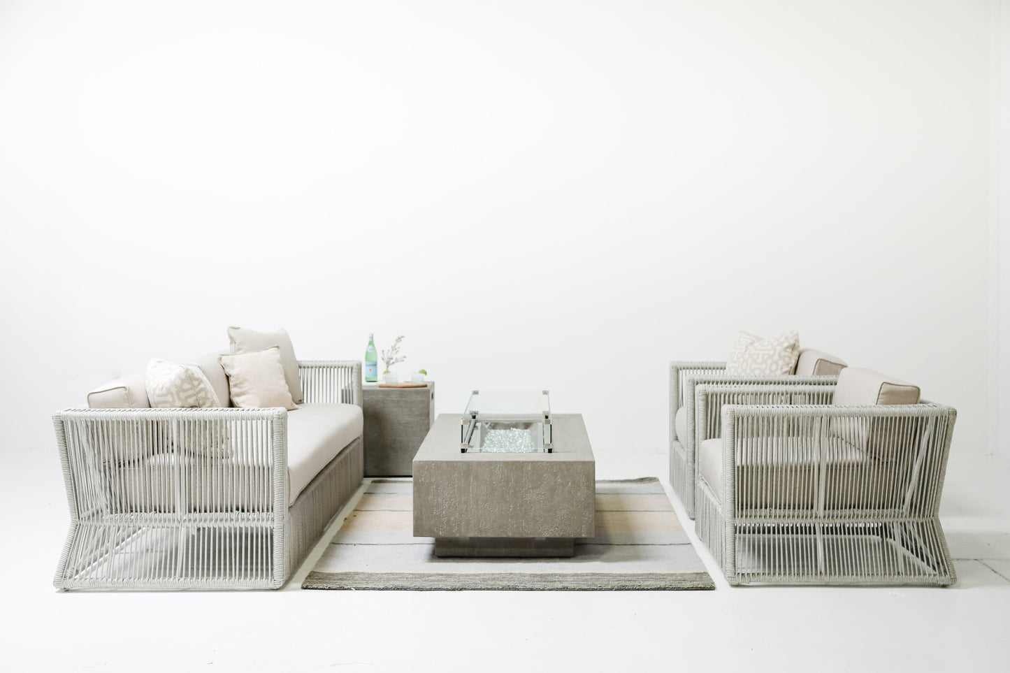 Miami Sofa in Echo Ash w/ Self Welt