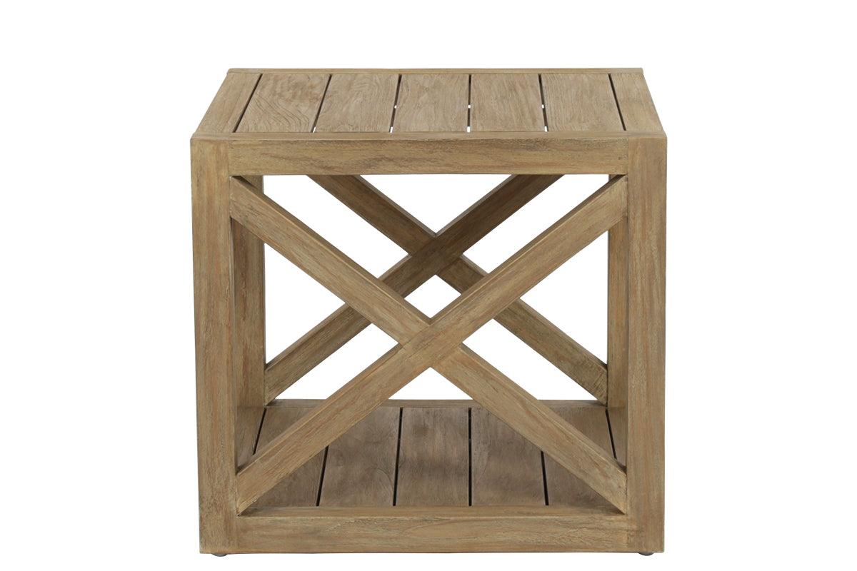Coastal Teak X End Table