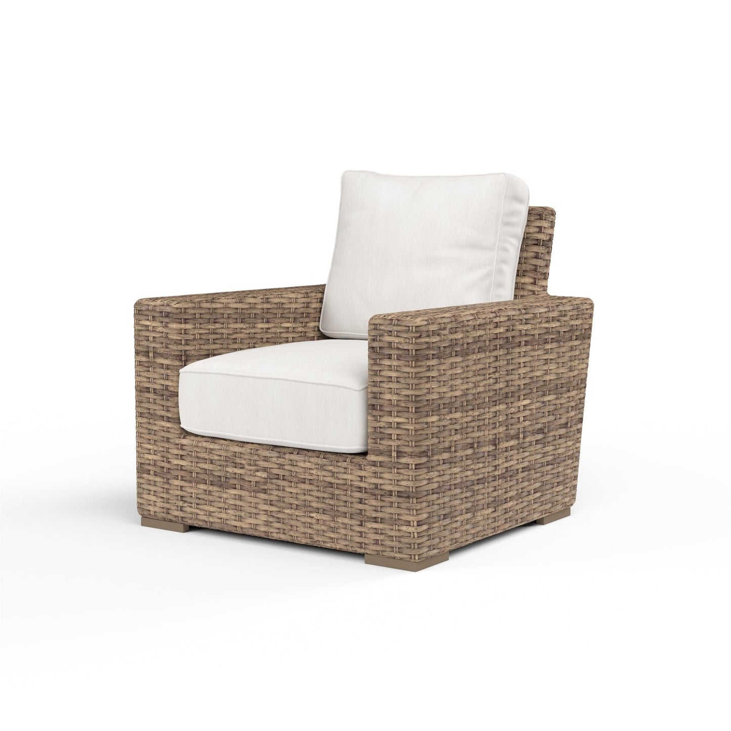 Havana Club Chair in Canvas Flax w/ Self Welt