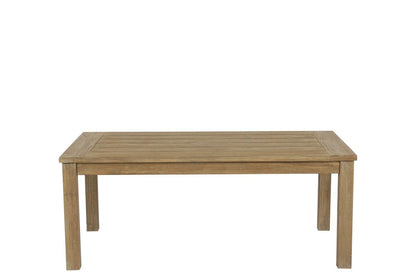 Coastal Teak Rectangular Coffee Table