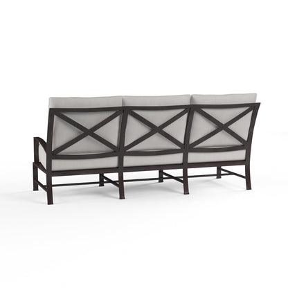 La Jolla Sofa in Canvas Flax w/ Self Welt