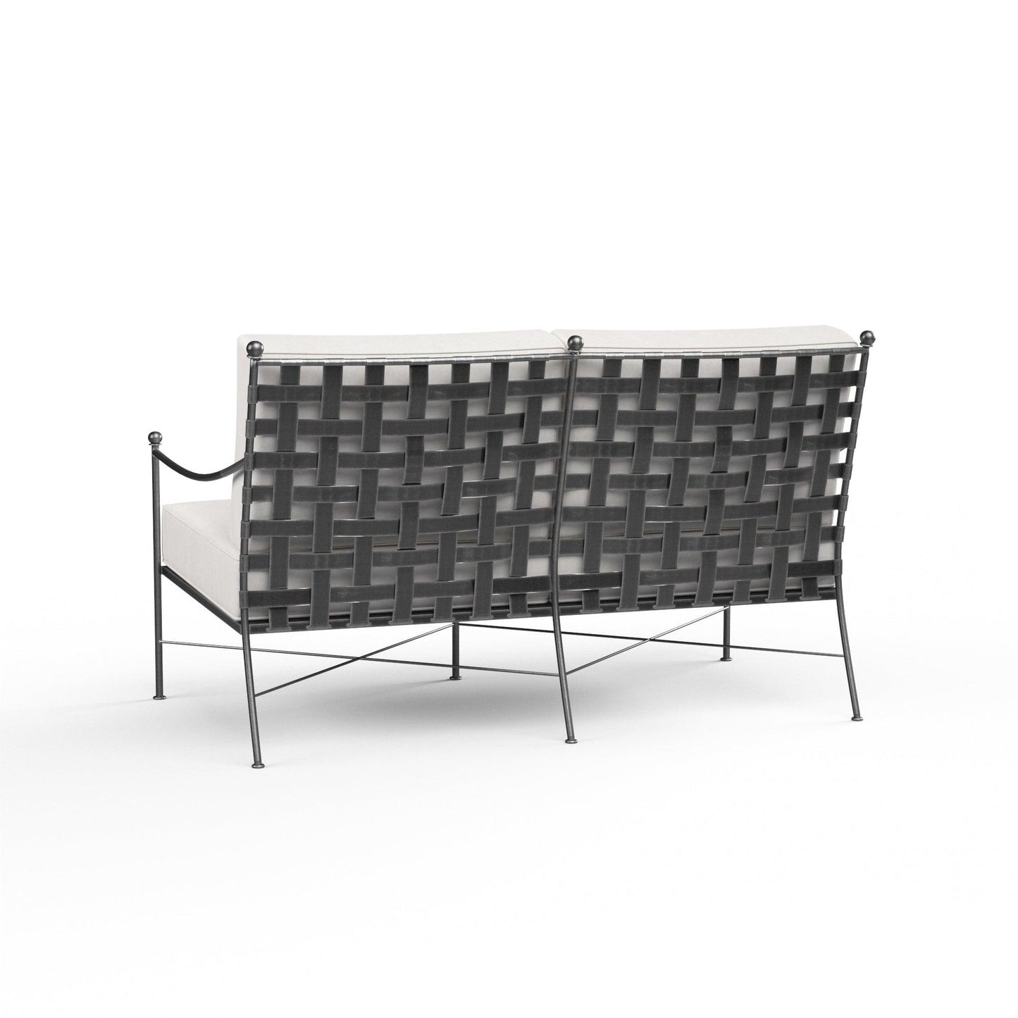 Provence Loveseat in Canvas Flax w/ Self Welt