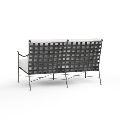 Provence Loveseat in Canvas Flax w/ Self Welt