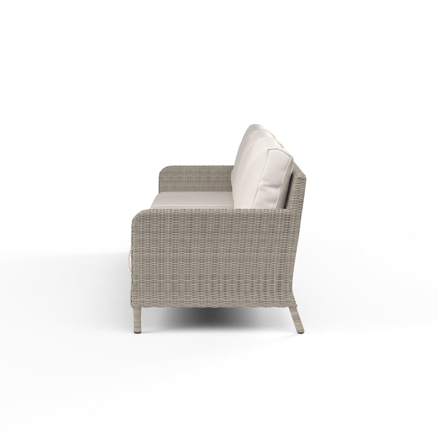 Manhattan Sofa in Linen Canvas w/ Self Welt